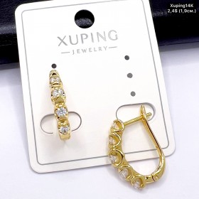 Сережки Xuping14К 10718 ( 1.9 см.)